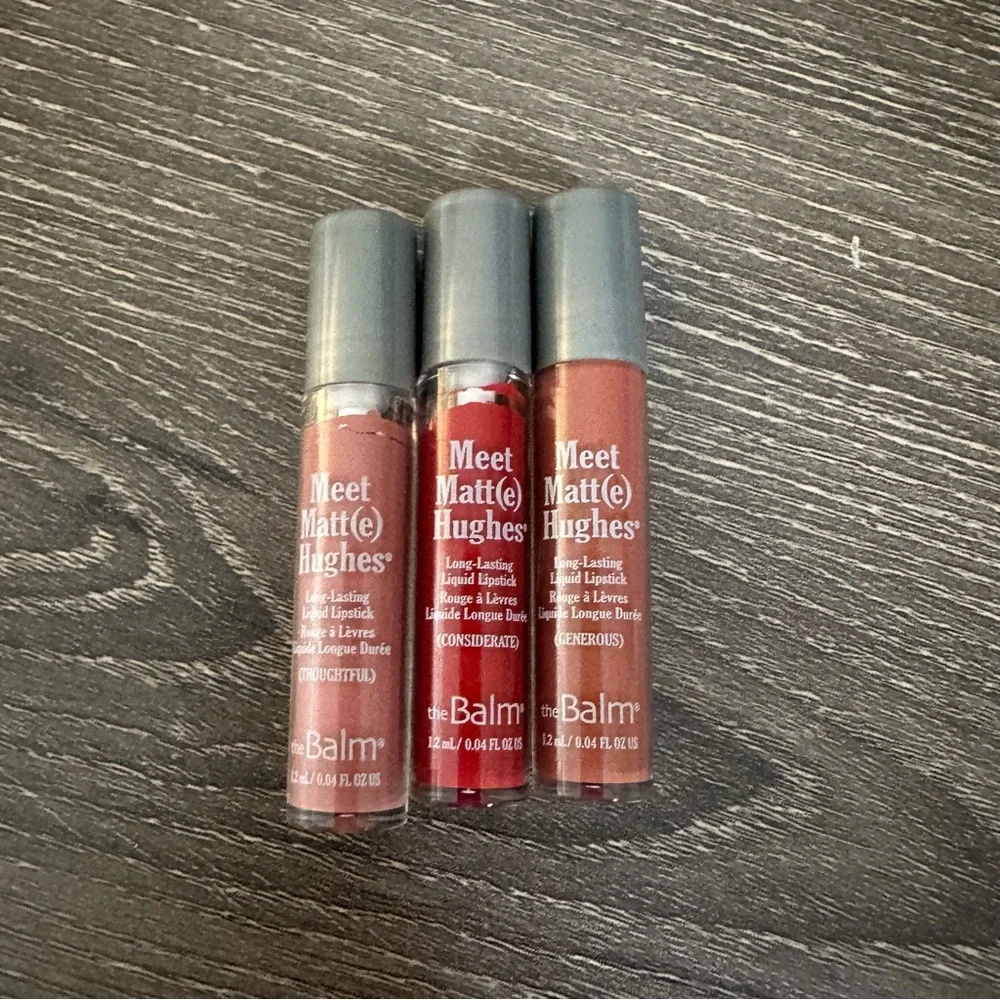 TheBalm Meet Matt(e) Hughes Liquid Lipstick Thoughtful Generous Considerate